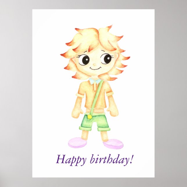 Funny kleiner Ginger Poster (Vorne)