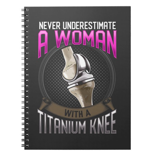 Funny Knee Surgery Recovery Notizblock (Vorderseite)