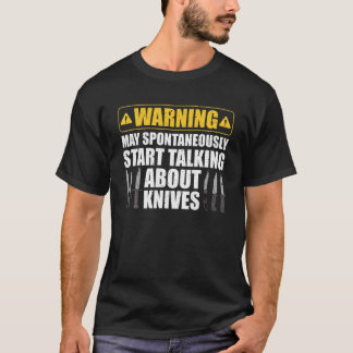 Funny Knife Collector Design Men Knife Lover T-Shirt