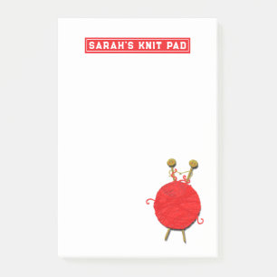 Funny Knitter Post-it Klebezettel