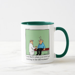 Funny Knitter Spaß Tasse Geschenk