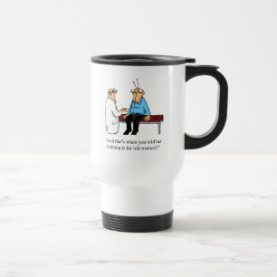 Funny Knitter Spaß Travel Mug Geschenk Reisebecher