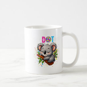 Funny Koala Lovers Polka Dots Happy Dot Day Girls Kaffeetasse
