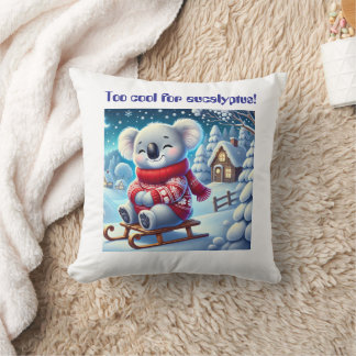 Funny Koala Nursery Pillow for Kids’ Rooms Kissen