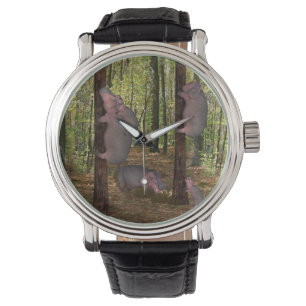 Funny Koala-Wannabe Hippos Armbanduhr