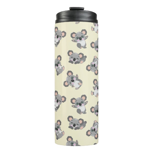 Funny Koalas Thermosbecher (Vorderseite)