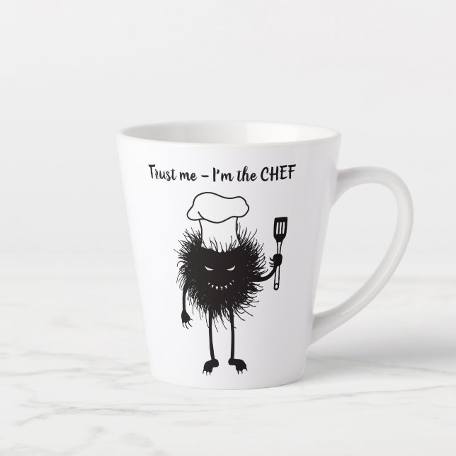 Funny Koch Character Cooking Milchtasse (Rechts)