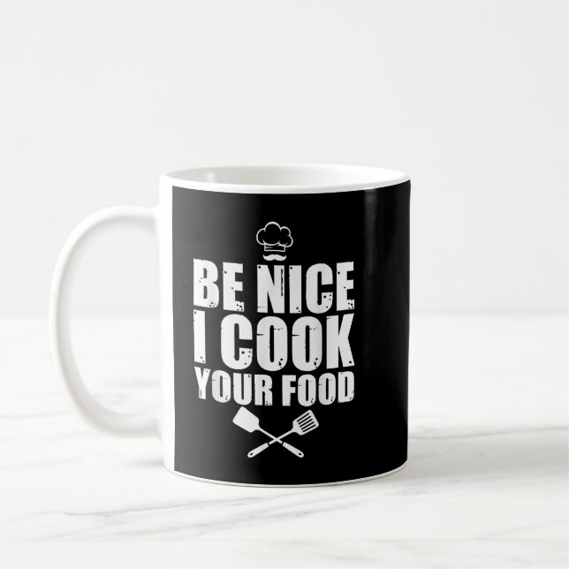 Funny Koch für Männer Frauen Konditorei Koch Kulin Kaffeetasse (Links)