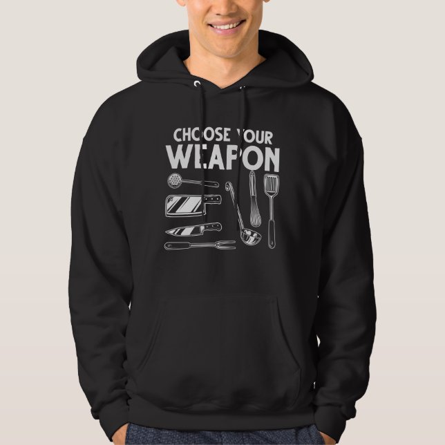 Funny Koch Kitchenette Kochgeschirr Kochen Spaß Hoodie (Vorderseite)