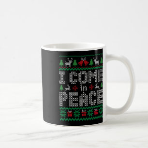 Funny komme ich in Peace Couple Matching Ugly Chri Kaffeetasse