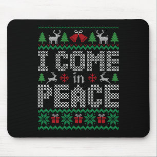 Funny komme ich in Peace Couple Matching Ugly Chri Mousepad