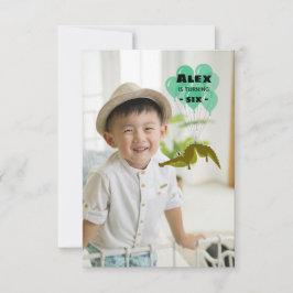 Funny Krokodil Geburtstagsparty mit Bild Einladung