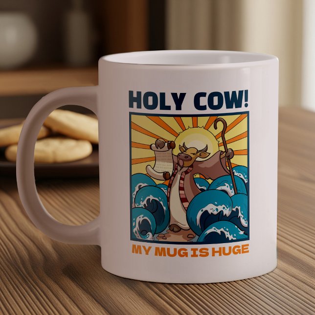 Funny Kuh Heilige Kuh! Meine Tasse ist ein riesige (Von Creator hochgeladen)