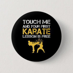 Funny Kyokushin Karate Button