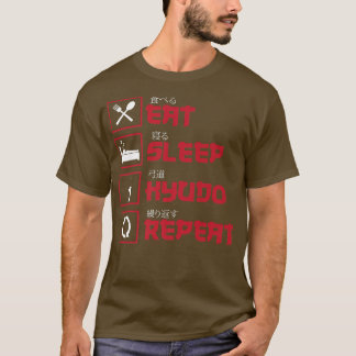 Funny Kyudo Apparel Japanischer Bogenschütze Samur T-Shirt