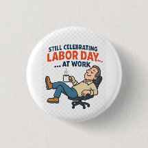 Funny Labour Day Cartoon - "hart oder kaum arbeite