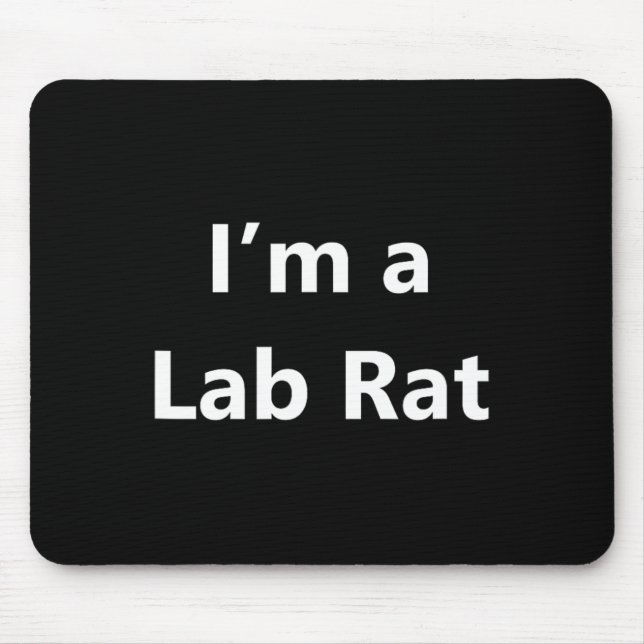 Funny Labrador Rat Halloween Costume Vortäuschung  Mousepad (Vorne)