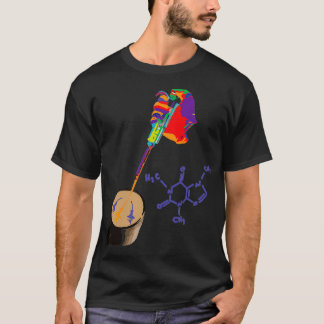 Funny Labrador Tech Chemie Koffeinpipette T-Shirt