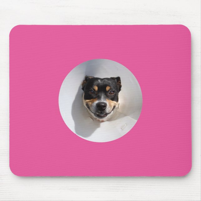 Funny Lächelhund Mousepad (Vorne)