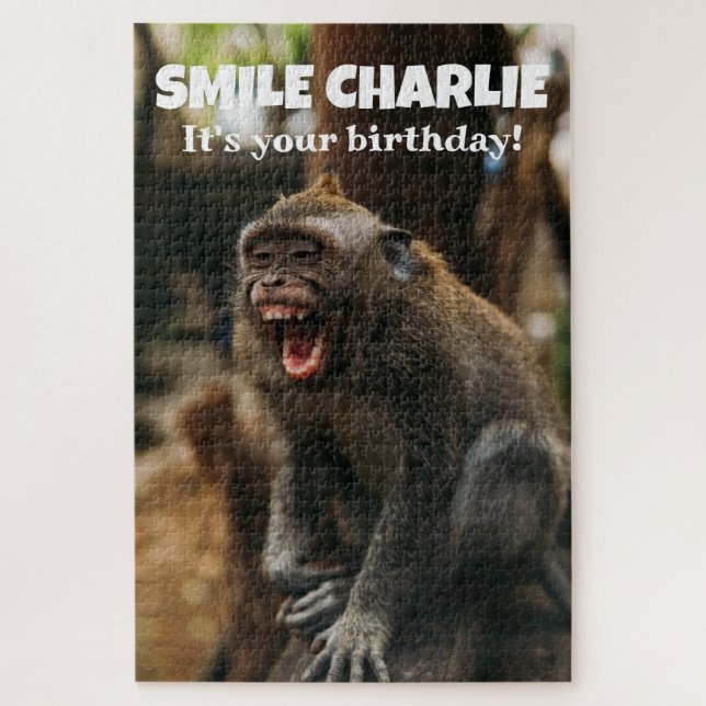 Funny lächelnd Affe (Vertikal)