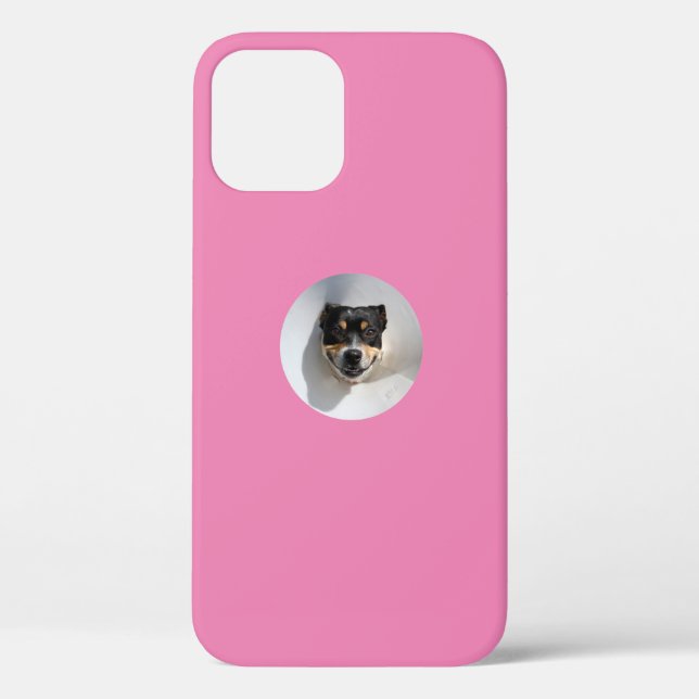 Funny lächelnd Hund Case-Mate iPhone Fall Hülle (Rückseite)