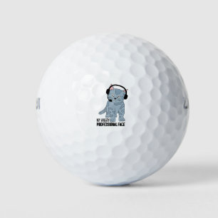 Funny lächelnd Katze Beruflich Epic Sarcastic Golfball