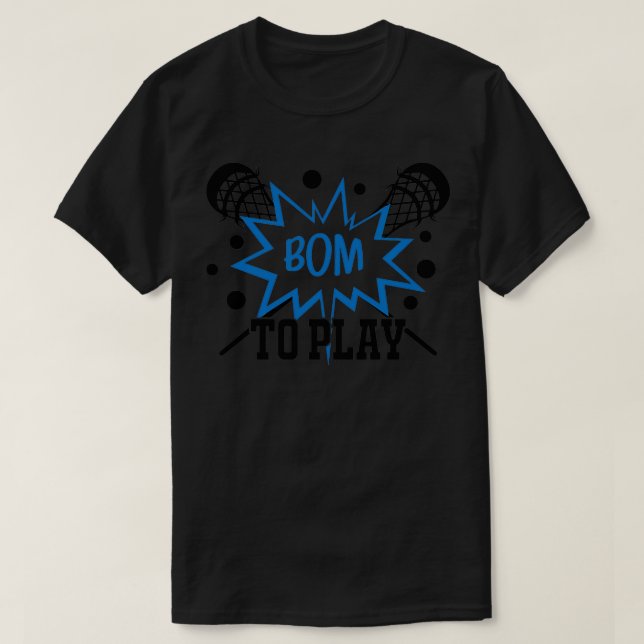 Funny Lacrosse - Geschenke im Burg T-Shirt (Design vorne)