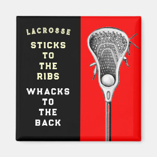Funny Lacrosse Magnet