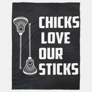 Funny Lacrosse Player Pub - Lacrosse Lover Geschen Fleecedecke