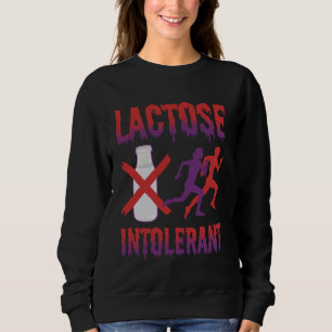 Funny Lactose tolerante Meme Milk Tummy Ache Survi Sweatshirt