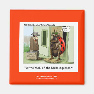 Funny Ladybug Cartoon über Qualitätsneuheit Magnet