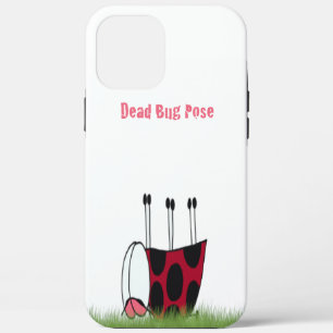 Funny Ladybug Dead Bug Yoga Pose Case-Mate iPhone Hülle