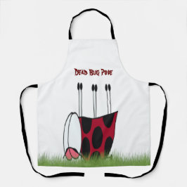 Funny Ladybug Dead Bug Yoga Pose Schürze