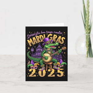 Funny Laissez Les Bon Temps Rouler Mardi Gras 2025 Karte