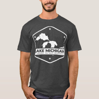 Funny Lake Michigan New Sharks T-Shirt