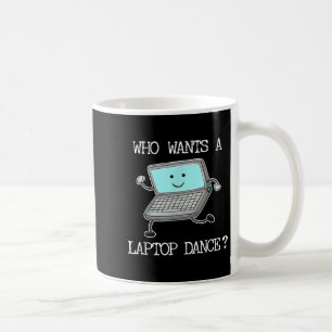 Funny Laptop Tanz Tanz Computer Puzzle Spaß Kaffeetasse