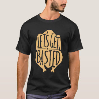 Funny, lass uns gebastelten Erntedank Türkei koche T-Shirt