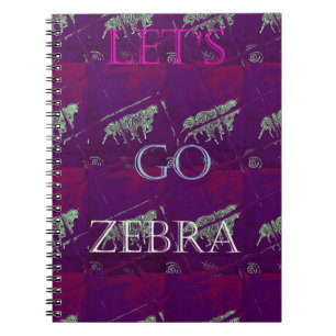 Funny Lasse Go Zebra Hakuna Matata motif Design Co Notizblock