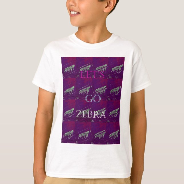 Funny Lasse Go Zebra Hakuna Matata motif Design Co T-Shirt (Vorderseite)