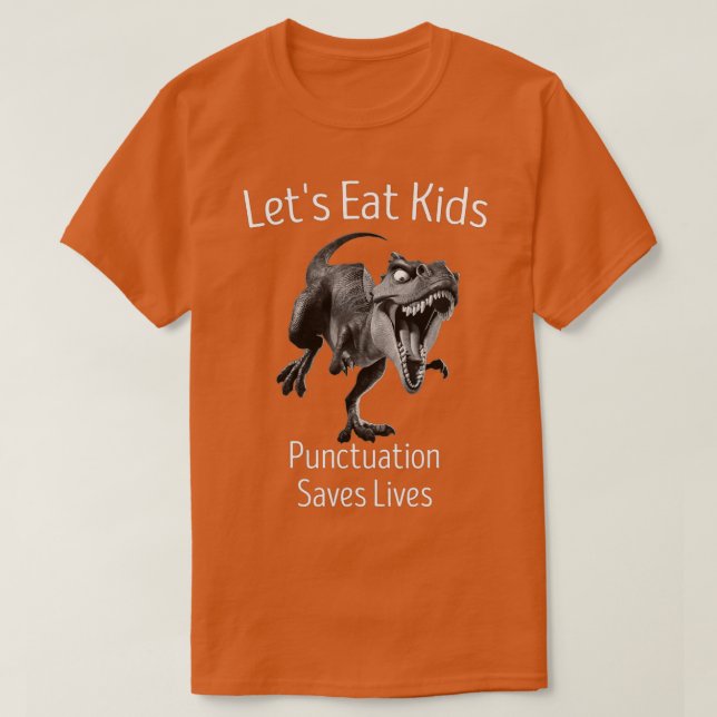 Funny Lasse Kids Punctuation Rette Lives Gramma es T-Shirt (Design vorne)