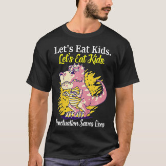 Funny Lasse Kids Punctuation Rette Lives Gramma es T-Shirt