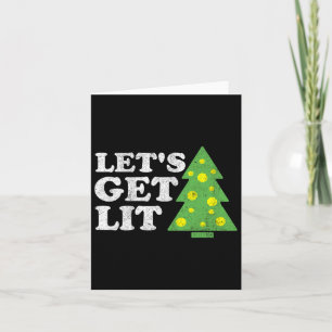 Funny Lasse Lit Weihnachtsbaum Retro Ugly Party Karte