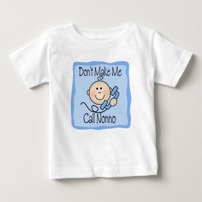 Funny lässt mich nicht Nonno nennen Baby T-shirt (Vorderseite)