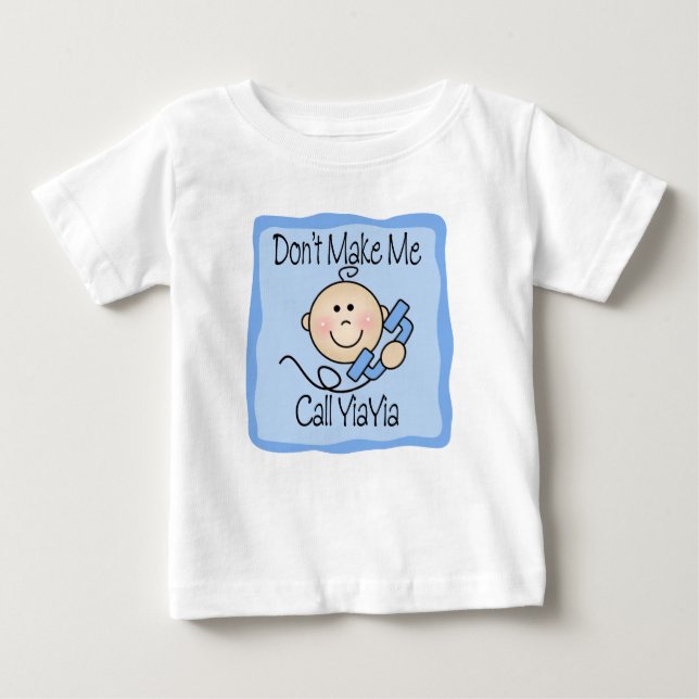 Funny lässt mich nicht YiaYia nennen Baby T-shirt (Vorderseite)