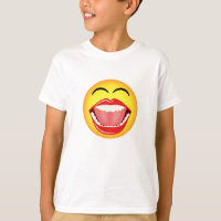 Funny Laughing Big Open Mouth Face Emoji