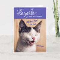Funny Laughing Cat - Lachen ist die beste Medizin