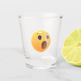 Funny Laughing Emoji Face Schnapsglas
