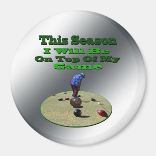 Funny Lawn Bowls, Big Kühlschrankmagnet