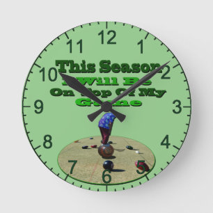Funny Lawn Bowls Cette Saison, Horloge Murale