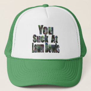 Funny Lawn Bowls Loser Design, Truckerkappe